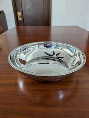 Vintage Jean Couzon Orfevre Serving Bowl Made in France Pre Owned